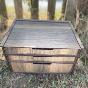 3 Katlı Sade Tesbih Kutusu