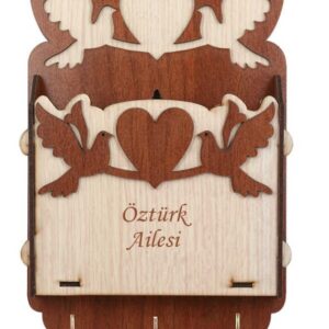 Kuş Figürlü Duvar Askılı Anahtarlık