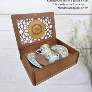 Ahşap Fincan Kutusu