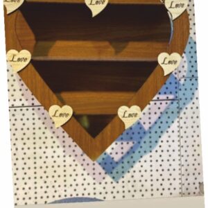 Kalp Model Duvar Raf