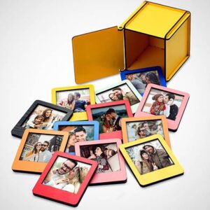 Ahşap Kutulu Mini Fotoğraf Çerçevesi