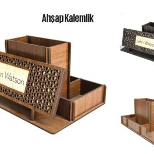 Ahşap Kalemlik İsimlik