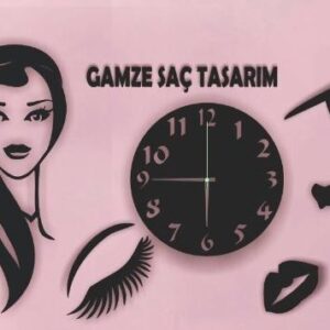 Duvar Saati Bayan Kuaför İçin
